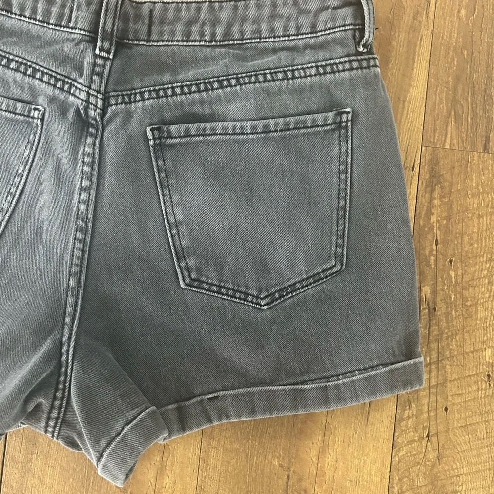 PacSun Mom Shorts Size 30 Washed Black High Rise Denim. - Picture 7 of 9